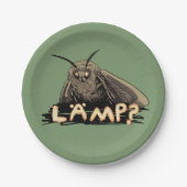 Lamp? Moth Meme Papieren Bordje (Voorkant)