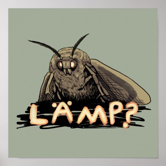 Lamp? Moth Meme Poster (Voorkant)