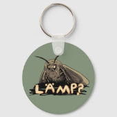Lamp? Moth Meme Sleutelhanger (Voorkant)
