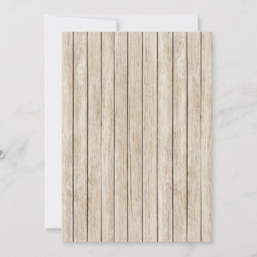 Lamp Old Wood Fall Huwelijksuitnodiging Kaart (Achterkant)