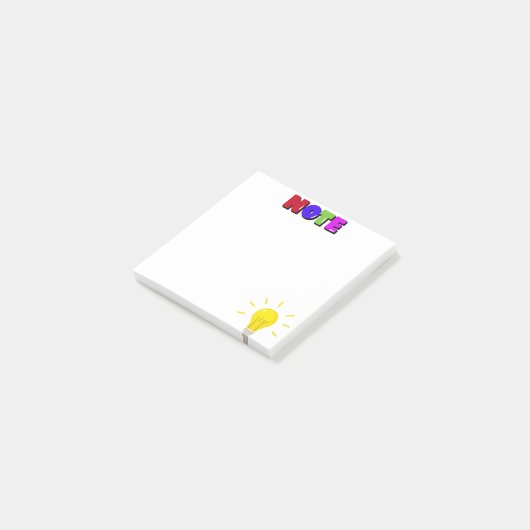 Lamp plaknotities post-it® notes (Schuin)