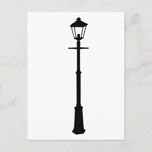 Lamp Post Briefkaart (Voorkant)