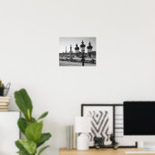 Lamp Post en Eiffel Poster (Thuiskantoor)