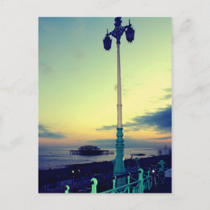 Lamp post in Brighton, Verenigd Koninkrijk Briefkaart