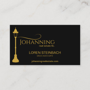 Lamp Post Real Estate Foto Visitekaartje