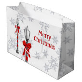 Lamp Post Snowflakes Kerstmis LGB Groot Cadeauzakje (Achterkant Gekanteld)