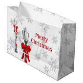 Lamp Post Snowflakes Kerstmis LGB Groot Cadeauzakje (Voorkant Gekanteld)