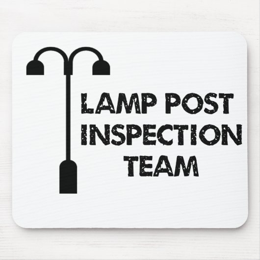 Lamp-postinspectieteam Muismat (Voorkant)