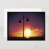 Lamp stelt Key West Florida Briefkaart (Voorkant / Achterkant)