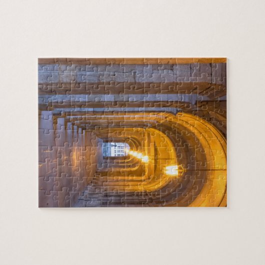 Lamp verlichte steengang, spanje legpuzzel (Horizontaal)