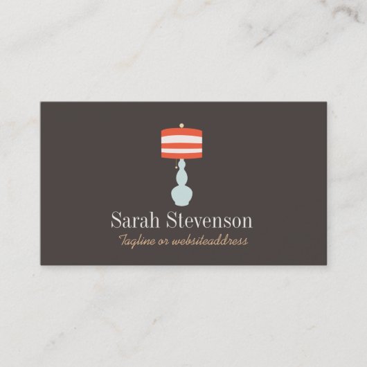 Lamp Verlichting Visitekaartje (Voorkant)