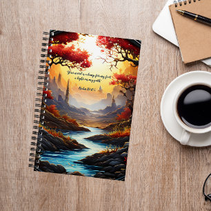 Lamp voor Mijn Voeten Journal Met Jezus Notitieboek