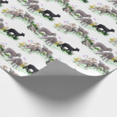 Lampbeemdoek (kleur kiezen) cadeaupapier (Hoek)