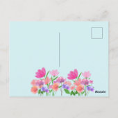 lampdeksel voor floreel patroon briefkaart (Achterkant)