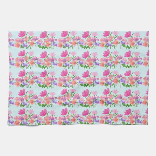 lampdeksel voor floreel patroon theedoek (Horizontaal)