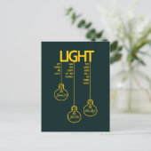  lampen Bijbellicht Briefkaart (Staand voorkant)