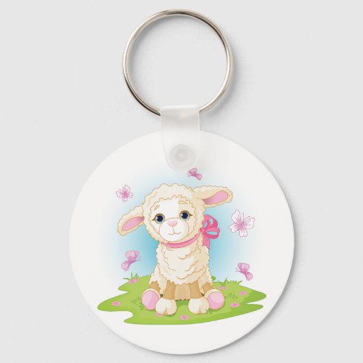 Lampen en botervliegen sleutelhanger (Achterkant)