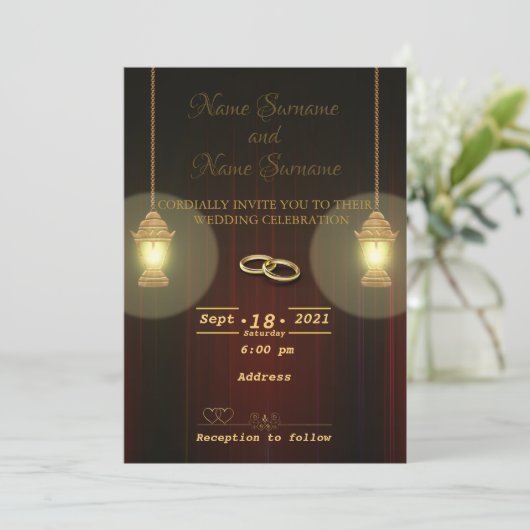 Lampen Kaart (Staand voorkant)