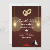 Lampen Save The Date (Voorkant)