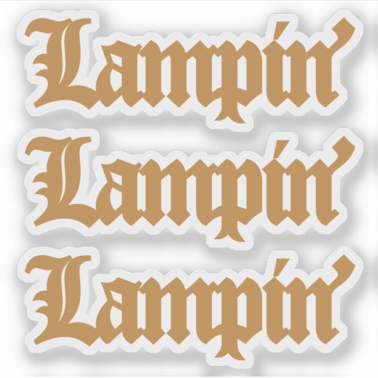 Lampen Sticker (Voorkant)