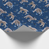 Lampfreniedopapier (marine) cadeaupapier (Hoek)