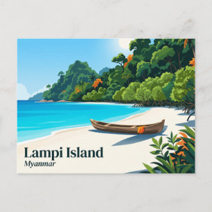 Lampi Island Marine National Park Myanmar Briefkaart