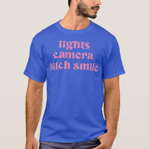 lampjes camera batch smile tsShirt T-shirt