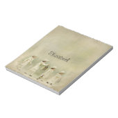 lampjes sneeuw notitieblok (Linkerzijde)