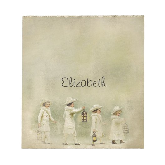 lampjes sneeuw notitieblok (Voorkant)