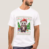 Lampjes Xmas Tree Ugly T-shirt (Voorkant)