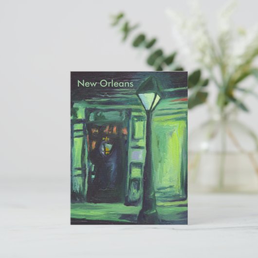 Lamplight, New Orleans Briefkaart (Staand voorkant)