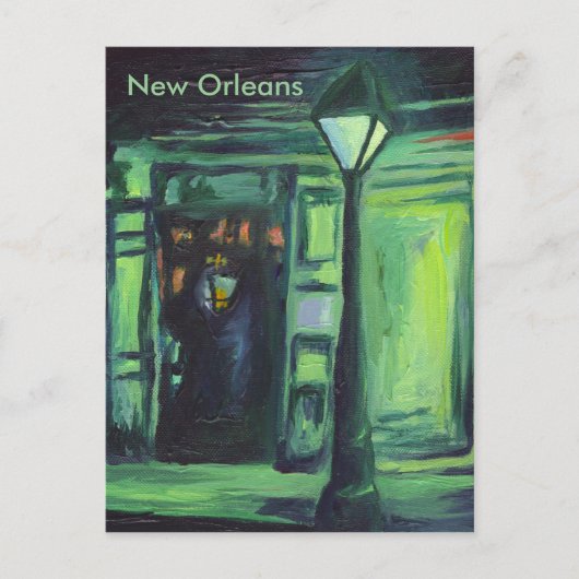 Lamplight, New Orleans Briefkaart (Voorkant)
