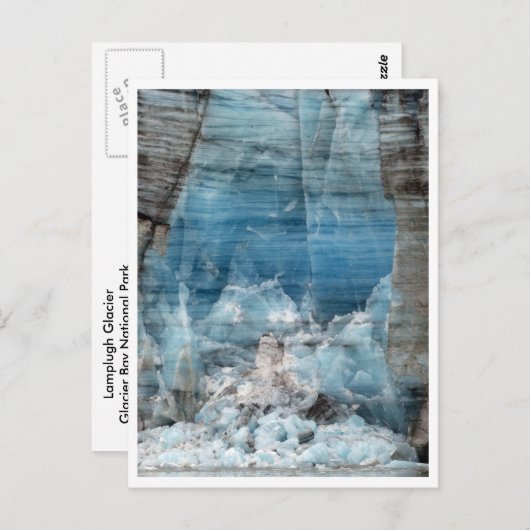 Lamplugh Glacier, Glacier Bay National Park Briefkaart (Voorkant / Achterkant)