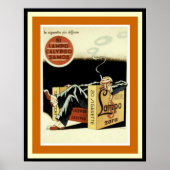 Lampo Calypso Samos Cigarette Ad Poster (Voorkant)