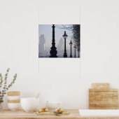 Lamppost door de Theems Poster (Keuken)