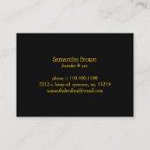 Lamppost Meditation Center Visitekaartje (Achterkant)