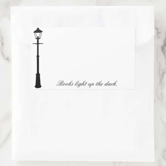 Lamppost Sticker Bookplate (Tas)