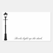 Lamppost Sticker Bookplate (Voorkant)