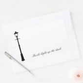 Lamppost Sticker Bookplate (Envelop)