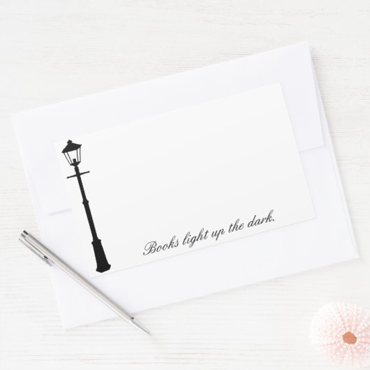 Lamppost Sticker Bookplate (Envelop)