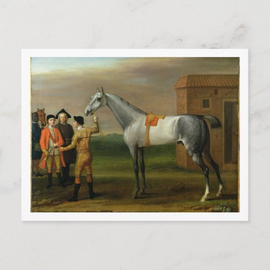 Lamprei, met zijn eigenaar, de Heer William Briefkaart (Voorkant)