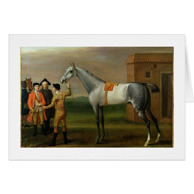Lamprey, met zijn eigenaar, Sir William Morgan, bi (Voorkant Horizontaal)