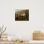 Lamprey, met zijn eigenaar, Sir William Morgan, bi Poster (Keuken)