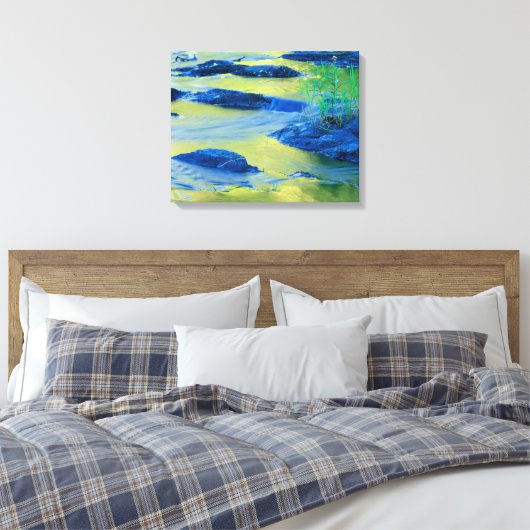 Lamprey | New Hampshire Canvas Afdruk (Insitu (Slaapkamer))