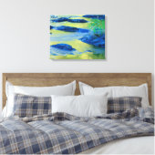 Lamprey River | New Hampshire Canvas Afdruk (Insitu (Slaapkamer))