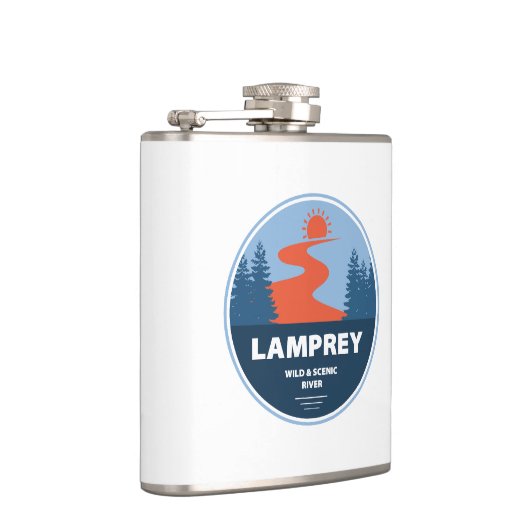 Lamprey Wild en de Schilderachtig rivier New Hamps Heupfles (Rechts)