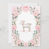  lamproze Baby shower met schouderwets zweten Kaart (Achterkant)