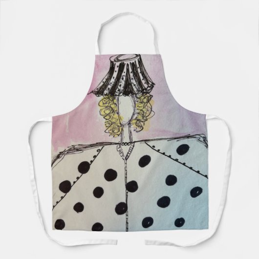 Lampshade Dames schort (Voorkant)