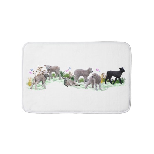 Lams Badmat (kies kleur) (Voorkant)