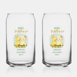 Lams- en eend soda glas